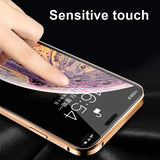 Magnetic Tempered Glass Privacy Metal Case iphone