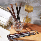 Rocs Stain Removal Toothbrush for Smokers, Coffee & Tea Drinkers - Whitening, Angled Head, Elastic Bristles