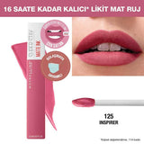Maybelline New York Super Stay Matte Ink Liquid Lipstick - Long-Lasting, Smudge-Proof, 16 Hours of Wear