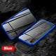 Magnetic Tempered Glass Privacy Metal Case iphone