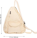 PACKOVE Casual Crossbody Bag Large Capacity Crossbody Bag Canvas Shoulder Bag Travel Crossbody Bag
