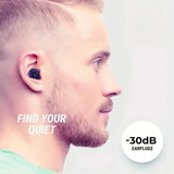 Pair of Super Soft, Reusable Silicone Ear Plugs