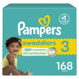 Pampers Baby Diapers - Swaddlers - Size 5, 132 Count, Ultra Absorbent Disposable Infant Diaper