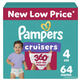 Pampers Diapers - Cruisers 360 - Size 5, 128 Count, Babyproof up to 100% Leakproof Pull-On Diaper