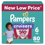 Pampers Diapers - Cruisers 360 - Size 5, 128 Count, Babyproof up to 100% Leakproof Pull-On Diaper