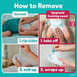 Pampers Diapers - Cruisers 360 - Size 5, 128 Count, Babyproof up to 100% Leakproof Pull-On Diaper