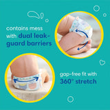 Pampers Swim Diapers - Splashers - Size 4, 18 Count, Gap-Free Disposable Baby Swimming Pants