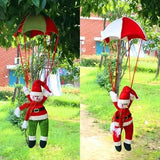 Parachute Snowman Santa Claus Ornament