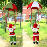 Parachute Snowman Santa Claus Ornament