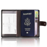 Passport Holder with Vaccination Card Protector