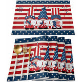 Patriotic Stars Placemats Set