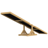 PawHut Wooden Dog Agility Seesaw for Training and Exercise, Yellow