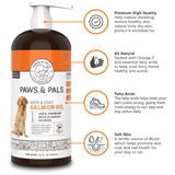 Paws & Pals Wild Alaskan Salmon Oil for Dogs and Cats - 32oz