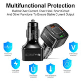 PBG 4 Port Car Charger 2 PD Ports and 2 USB Ports
