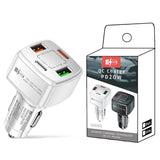 PBG 4 Port Car Charger 2 PD Ports and 2 USB Ports