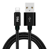 PBG XL 10Ft. Lightning Cable's Nylon Woven Protection