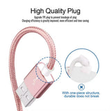 PBG XL 10Ft. Lightning Cable's Nylon Woven Protection