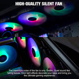 PCCOOLER 120MM Case Fan 3 Pack FX120 High Performance Cooling PC Fans  (Refurbished)