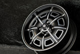 Pedrini | Satin Black Full Machined Face, Windows & Lip Edge