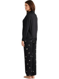 Penye Mood 9714 Women's Soft & Cozy Pajama Set in Black