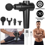 Percussion Digital Display Rechargeable Deep Tissue Vibration Massage Gun