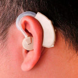 Personal Sound Amplifier Hearing Aid with Protective Case