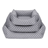 Pet Comfort Uniform Polka Dot Pet Bed for Small Breeds 40x50 cm