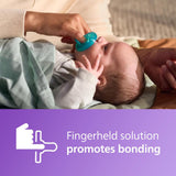 Philips Avent Soothie Orthodontic Baby Pacifiers, 100% Silicone Pacifiers, One Piece, BPA-Free, for Babies 0-3 Months, Green, 4 Pack, Model SCF190/41