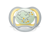 Philips Avent Ultra Air Night Pacifier 18M+ Yellow 2-Pack