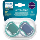 Philips Avent Ultra Air Pacifier for 6-18 Months 2-Pack