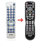 Anderic Substitute for Philips CL035 3-Device Universal Remote Control [RRU401]