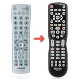 Anderic Substitute for Philips SRU2040/17 4-Device Universal Remote Control [RRU401]