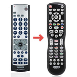 Anderic Substitute for Philips SRU2103S/27 4-Device Universal Remote Control [RRU401]