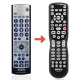 Anderic Substitute for Philips SRU2104S/27 4-Device Universal Remote Control [RRU401]