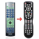 Anderic Substitute for Philips SRU3004WM/17 4-Device Universal Remote Control [RRU401]