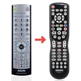Anderic Substitute for Philips SRU4007/27 Advanced Universal Remote Control [RRU401]