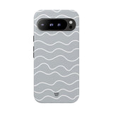 GRAY WAVES | Tough Phone Case