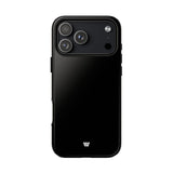 JET BLACK | Tough Phone Case