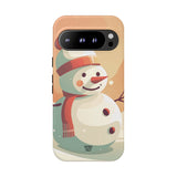 SUNSET SNOWMAN | Tough Phone Case