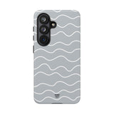 GRAY WAVES | Tough Phone Case