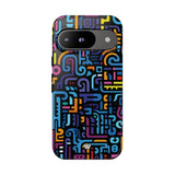 NEON GLYPHS | Tough Phone Case