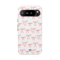RED RIBBON CHARM | Tough Phone Case