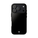 JET BLACK | Tough Phone Case