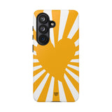 HEART SUN RAYS | Tough Phone Case