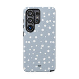 BLUE HAZE DOTS | Tough Phone Case