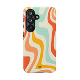 RETRO GROOVY SWIRLS | Tough Phone Case