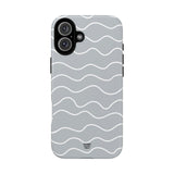 GRAY WAVES | Tough Phone Case