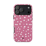 BLUSH RED DOTS | Tough Phone Case
