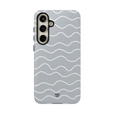 GRAY WAVES | Tough Phone Case