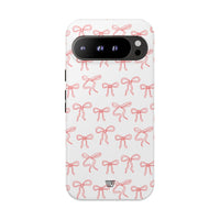 RED RIBBON CHARM | Tough Phone Case